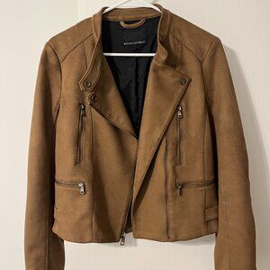 Banana Republic Brown Suede Moto Jacket